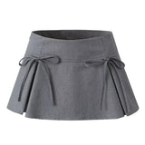 Balletcore Mini Skirt with Bow