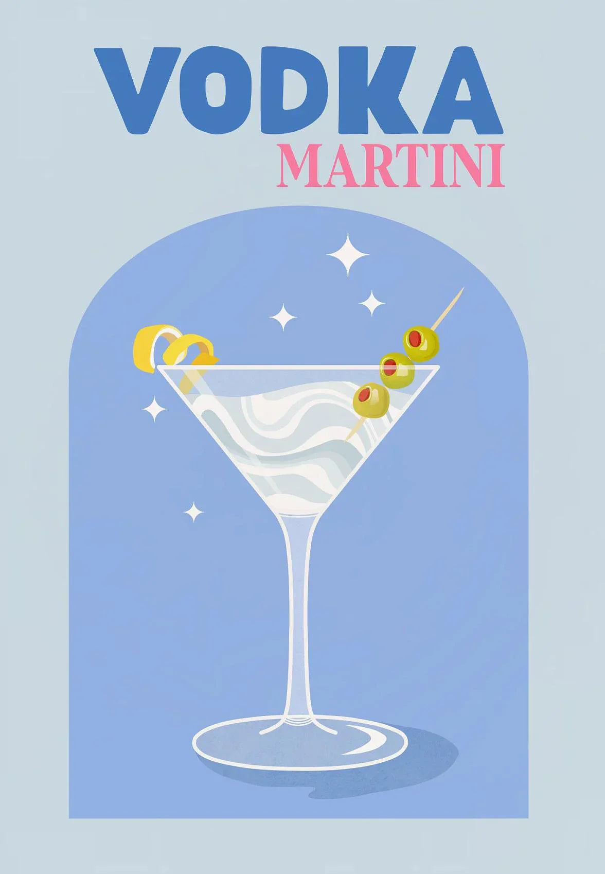 Colorful Cocktail Drinks Posters
