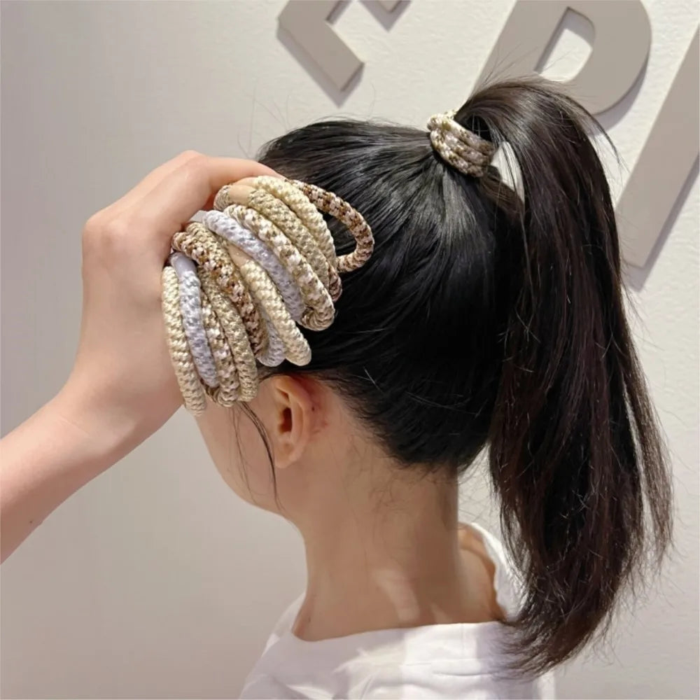 15 Pieces Strapped Ponytail Holder