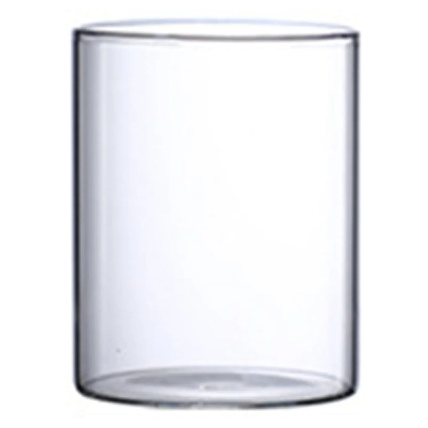 Vintage Minimalist Glass Vase Cylinder Flower