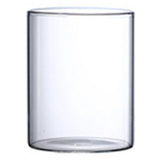 Vintage Minimalist Glass Vase Cylinder Flower