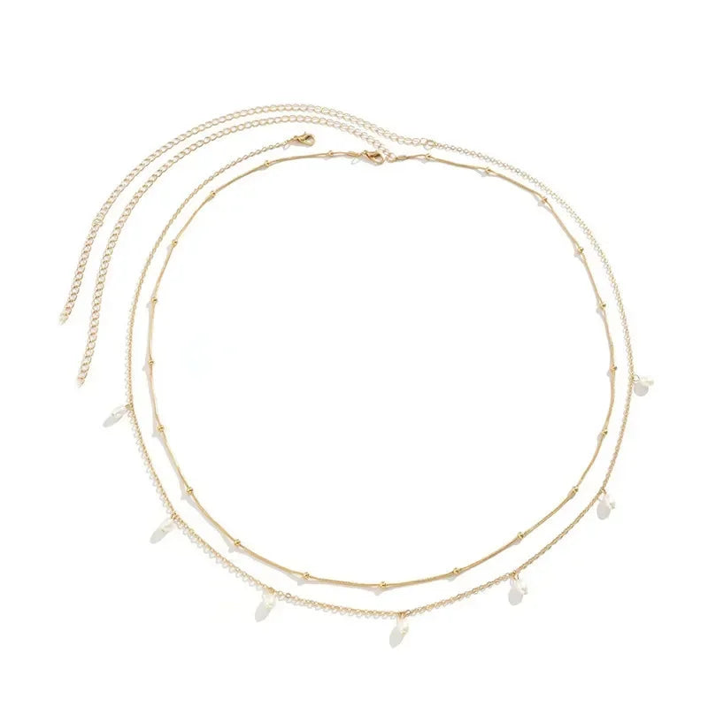 Pearl Summer Vintage Body Chain