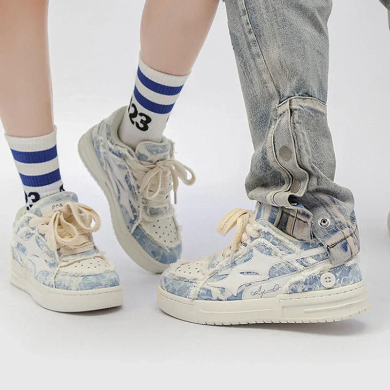 Retro Star Leather Sneakers