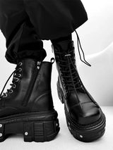 Cyberpunk Platform Thick Sole Boots