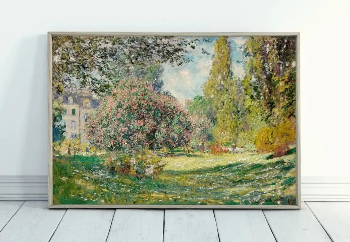Monet Abstract Landscape Art