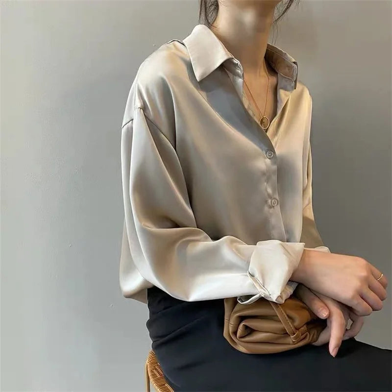 Corporate Girl Flare Sleeves Shirt