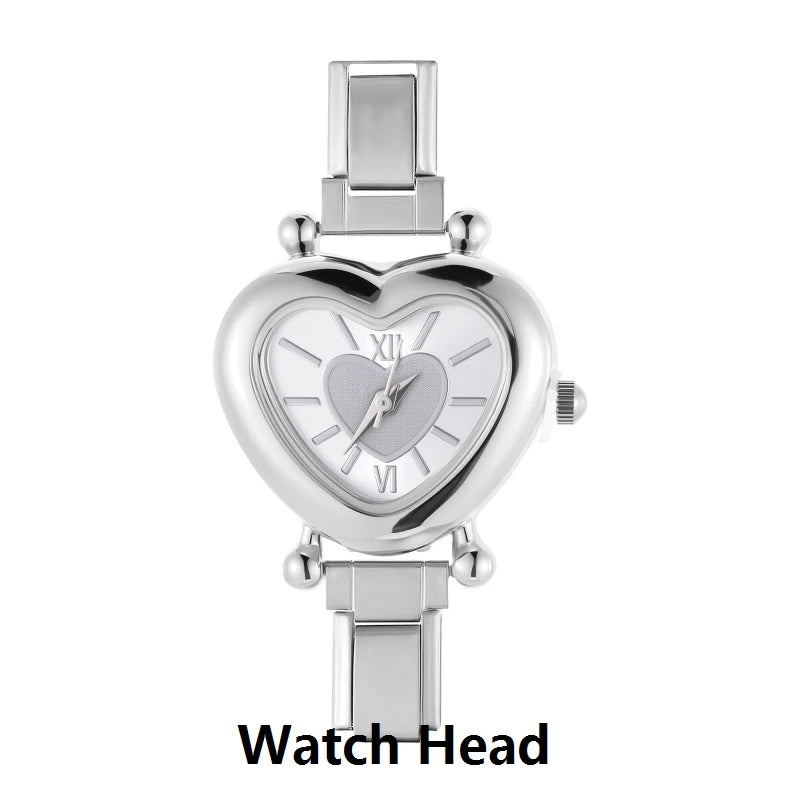 Heart Simple Stainless Steel Watch