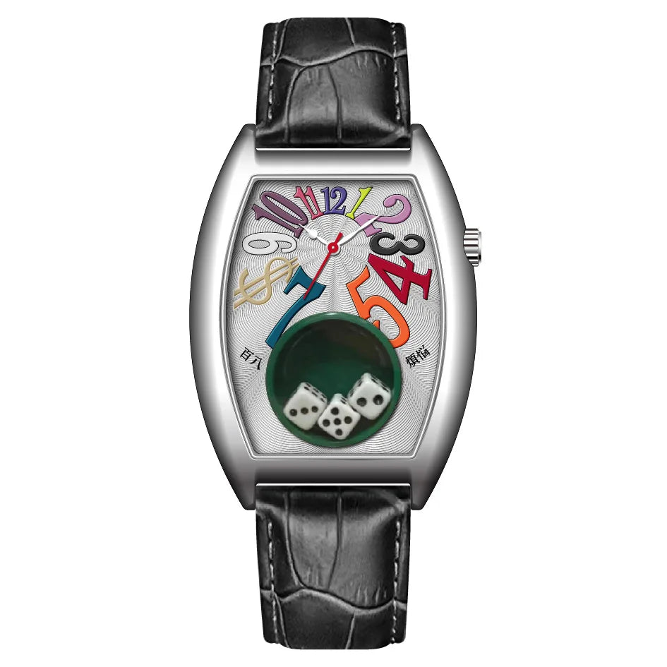 Casino Dice Quartz Watch