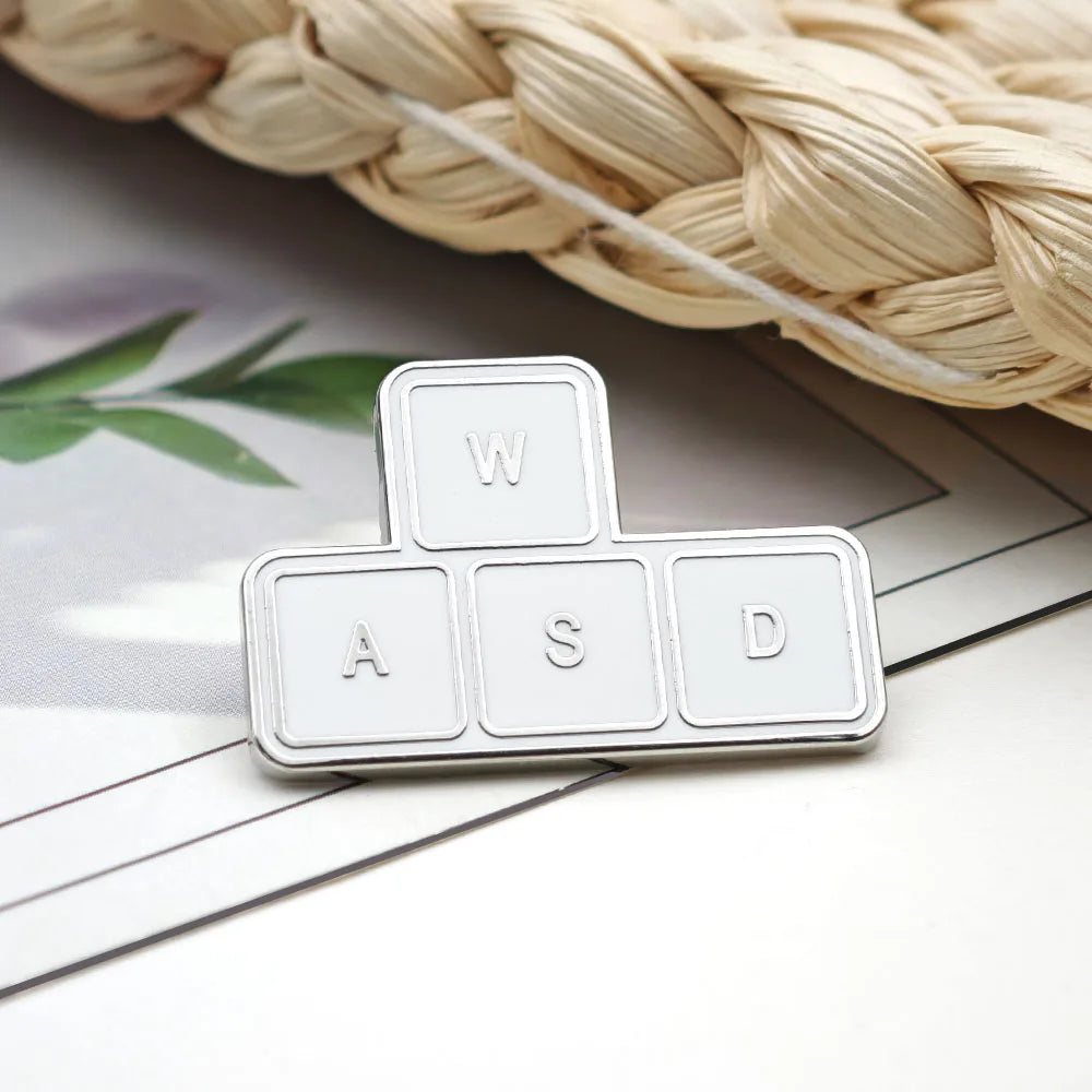 WASD Keycap Enamel Pin
