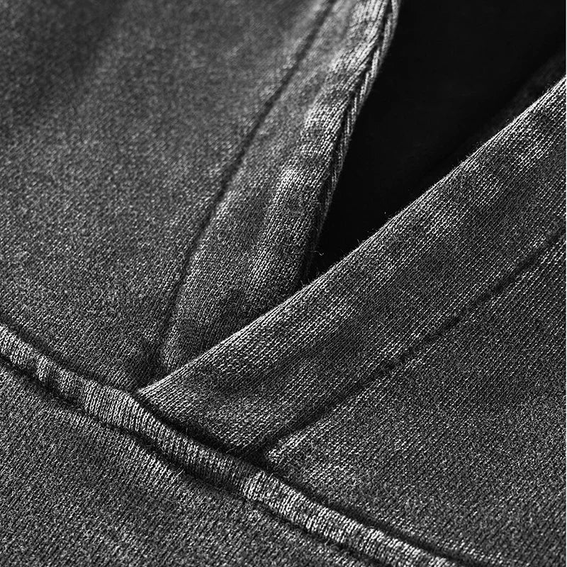 Oversized Doberman Black Hoodie