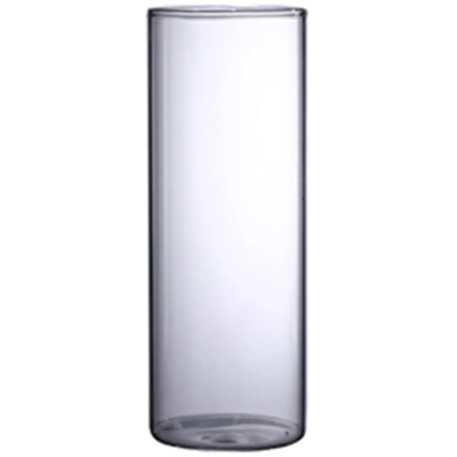 Vintage Minimalist Glass Vase Cylinder Flower