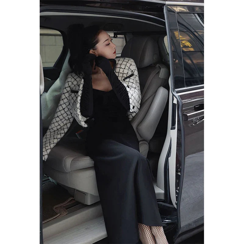 Corporate Girl High Waist Slit Maxi Skirt