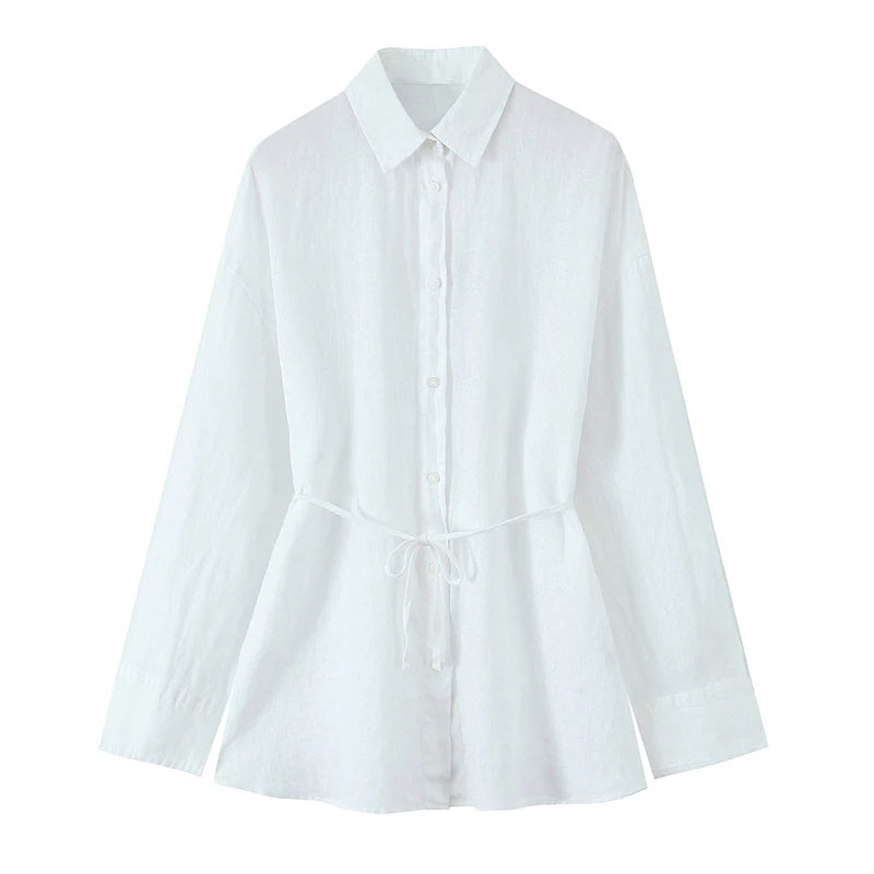 Loose Elegant Casual Lady Shirts