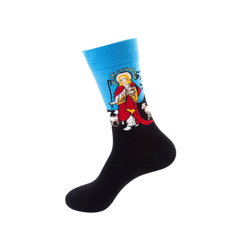 Classic Famous Art Cotton Socks