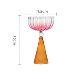 Colorful Cocktail Glass