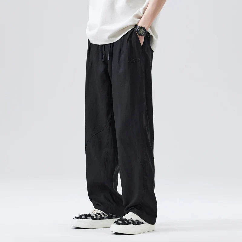 Lightweight Korean Straight Leg Pants