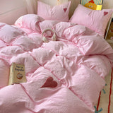 Blue Heart Bedding Set