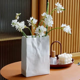 Pleated Paper Bag Unique Vintage Vase