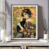 Vintage Klimt Woman Paint