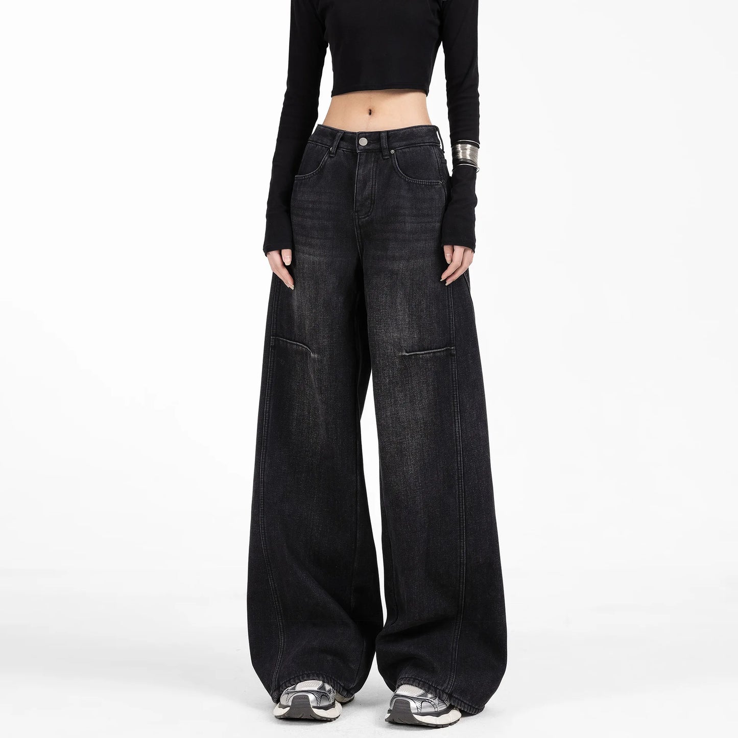 Women's Vintage High Waisted Jeans