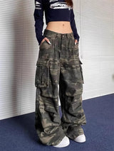 Camouflage Y2K Cargo Jorts