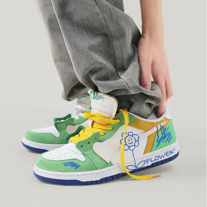 Breathable Hip Hop Punk School Sneakers