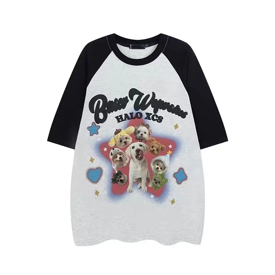 Oversized Star Dogs T-shirt