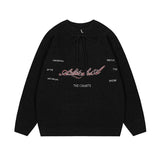 Cityboy Embroidered Zipper Pullover Sweatshirt