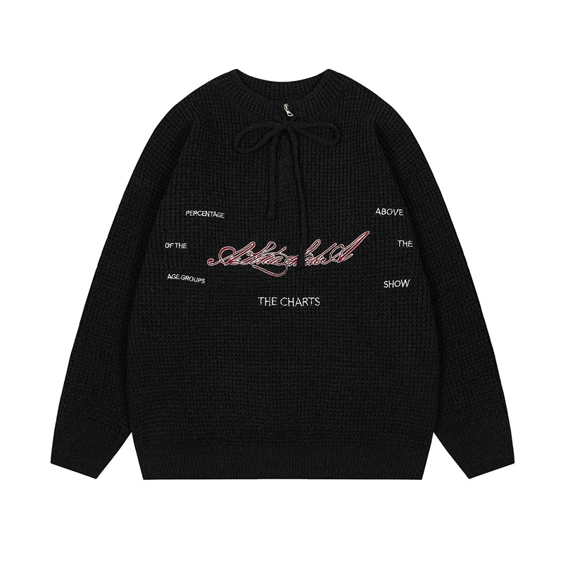Cityboy Embroidered Zipper Pullover Sweatshirt
