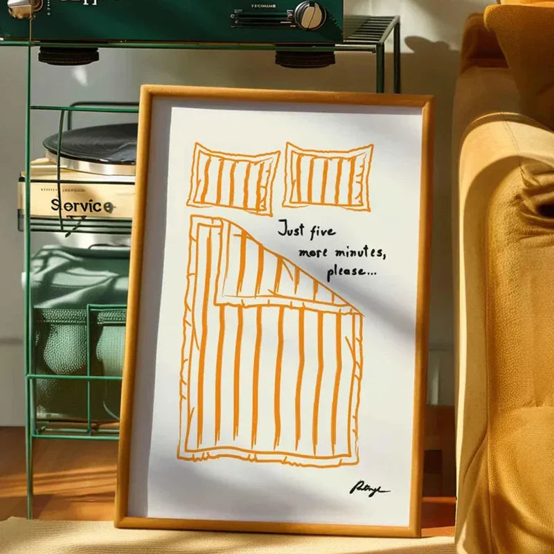 Stay in Bed Print