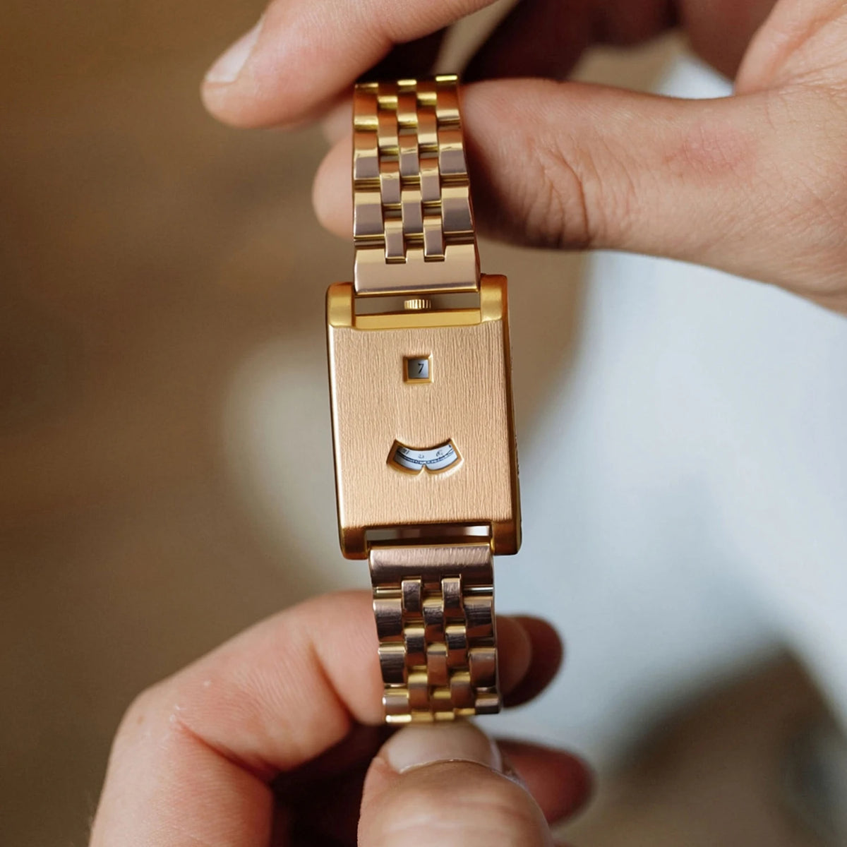 Luxury Metal Calendar Quartz Watch