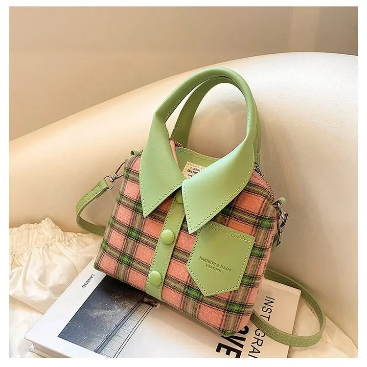 Fake Shirt Style Cross Bags