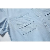 Solid Color Short Sleeve Shirt