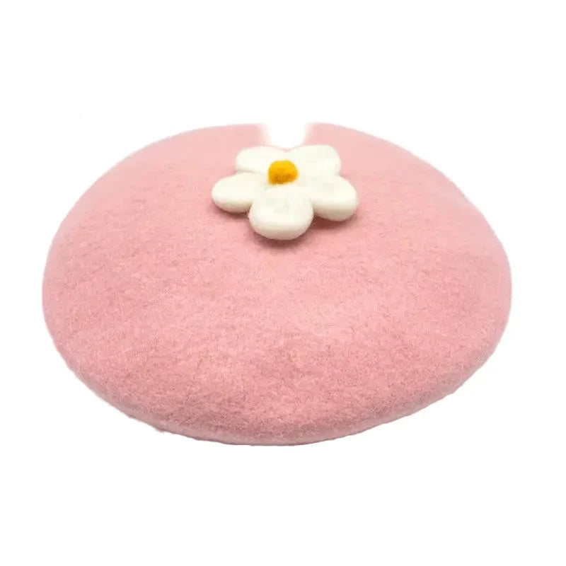Daisy Crochet Beret