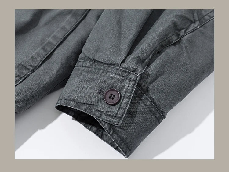 Corduroy Padded Windbreaker Jacket