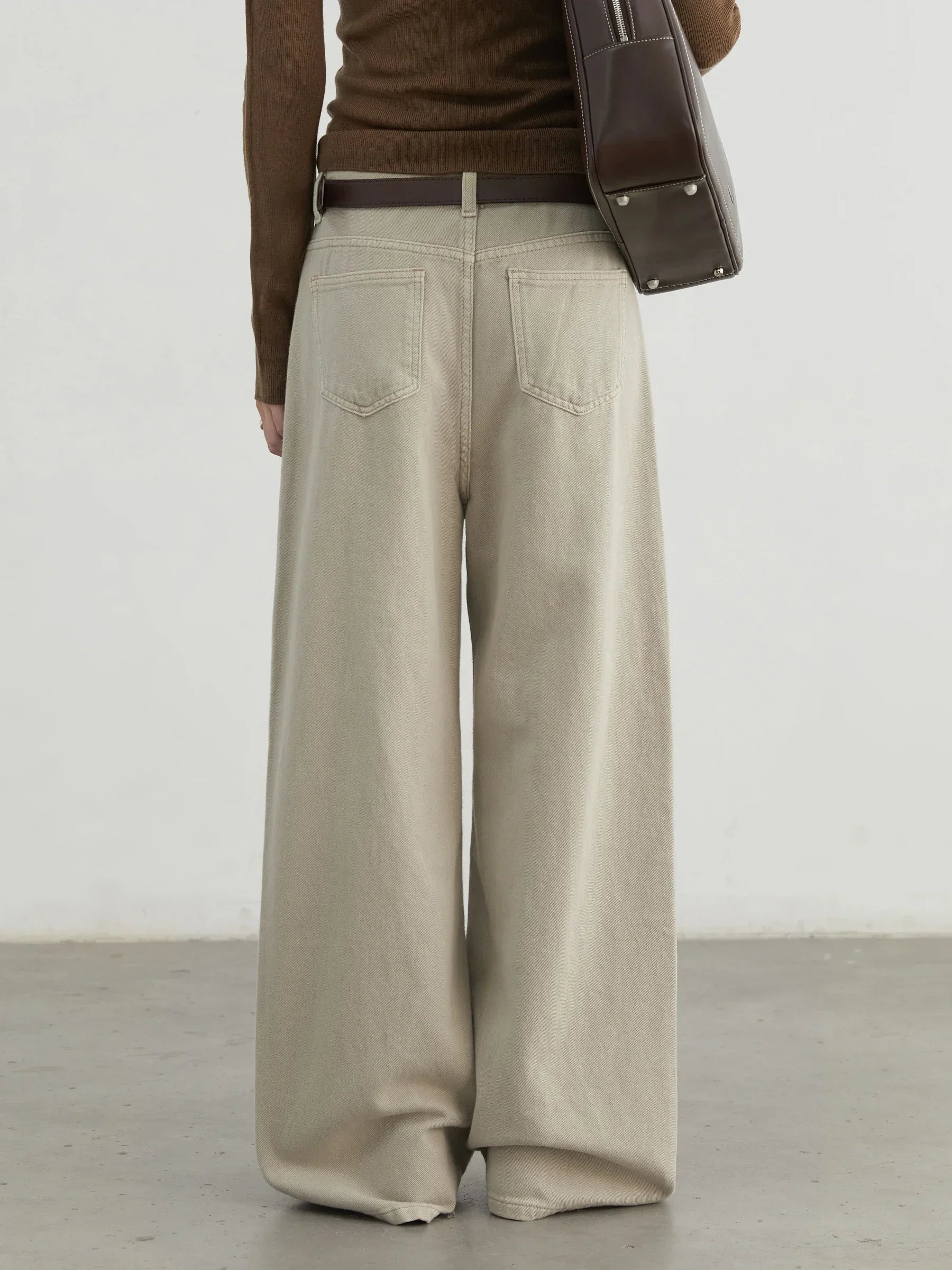 Corporate Girl High Waist Khaki Pants