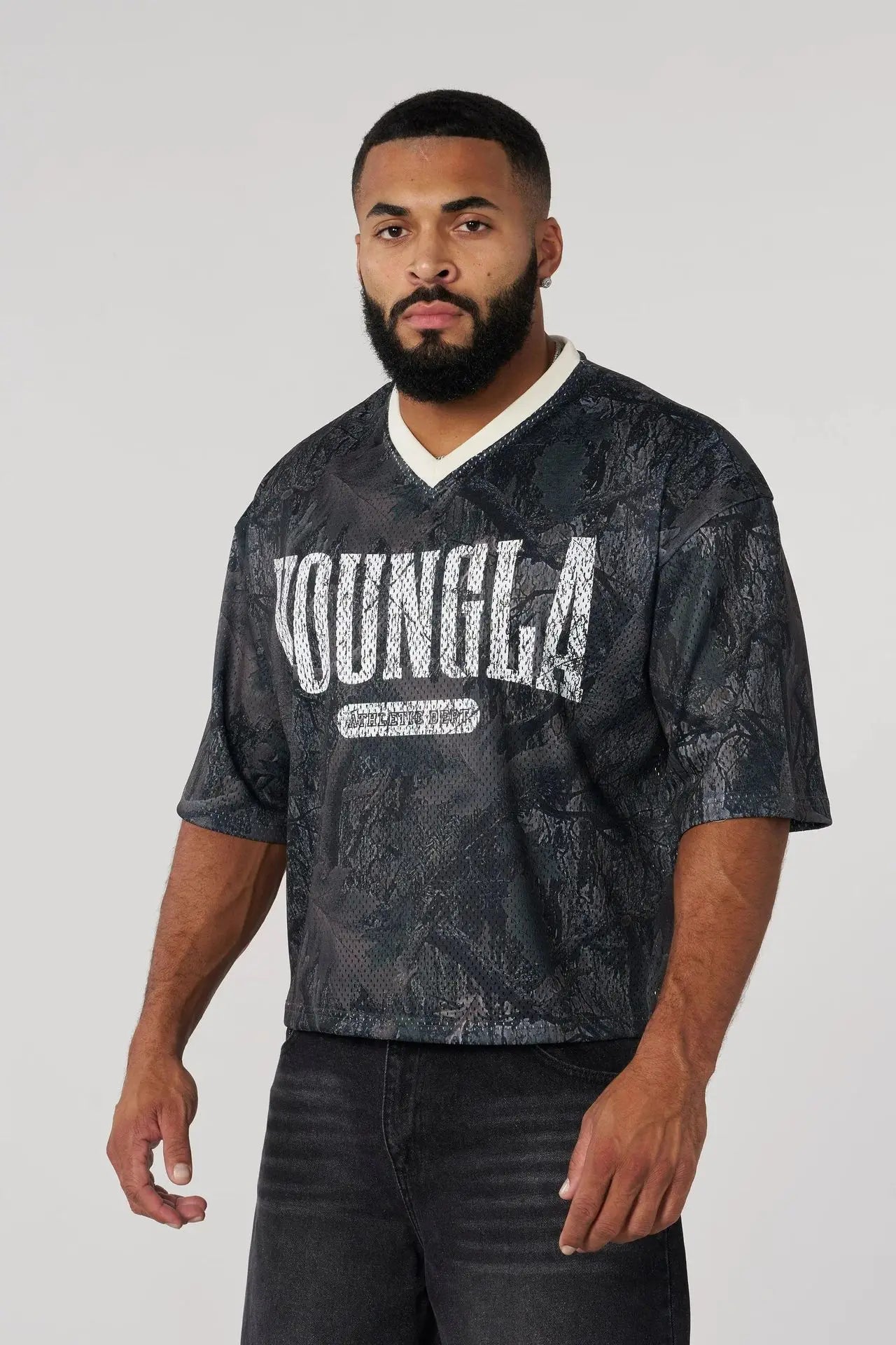 Modern Oversized Mesh T-Shirt