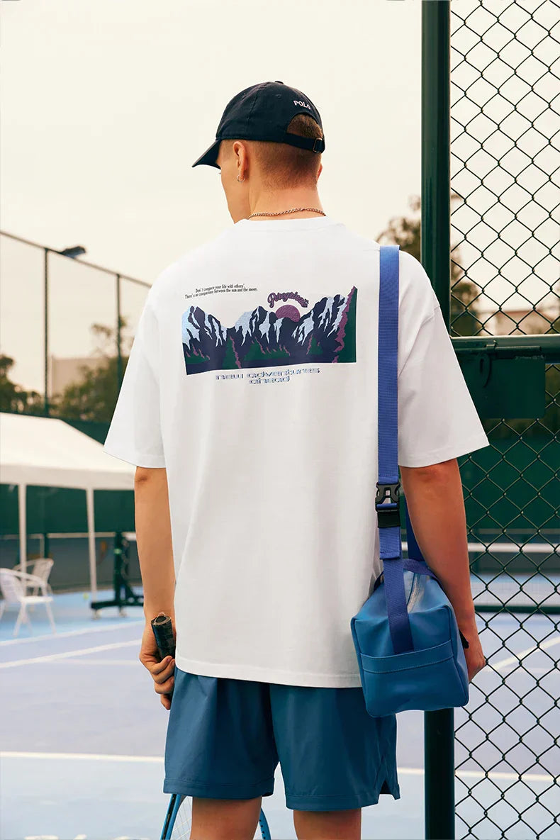 Mountain Graphic Oversized T-Shirt