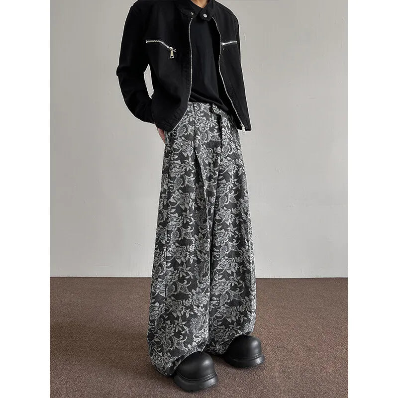 Paisley Floral Pattern Pants