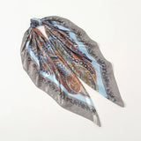 Summer Concert Silk Satin Head Scarf
