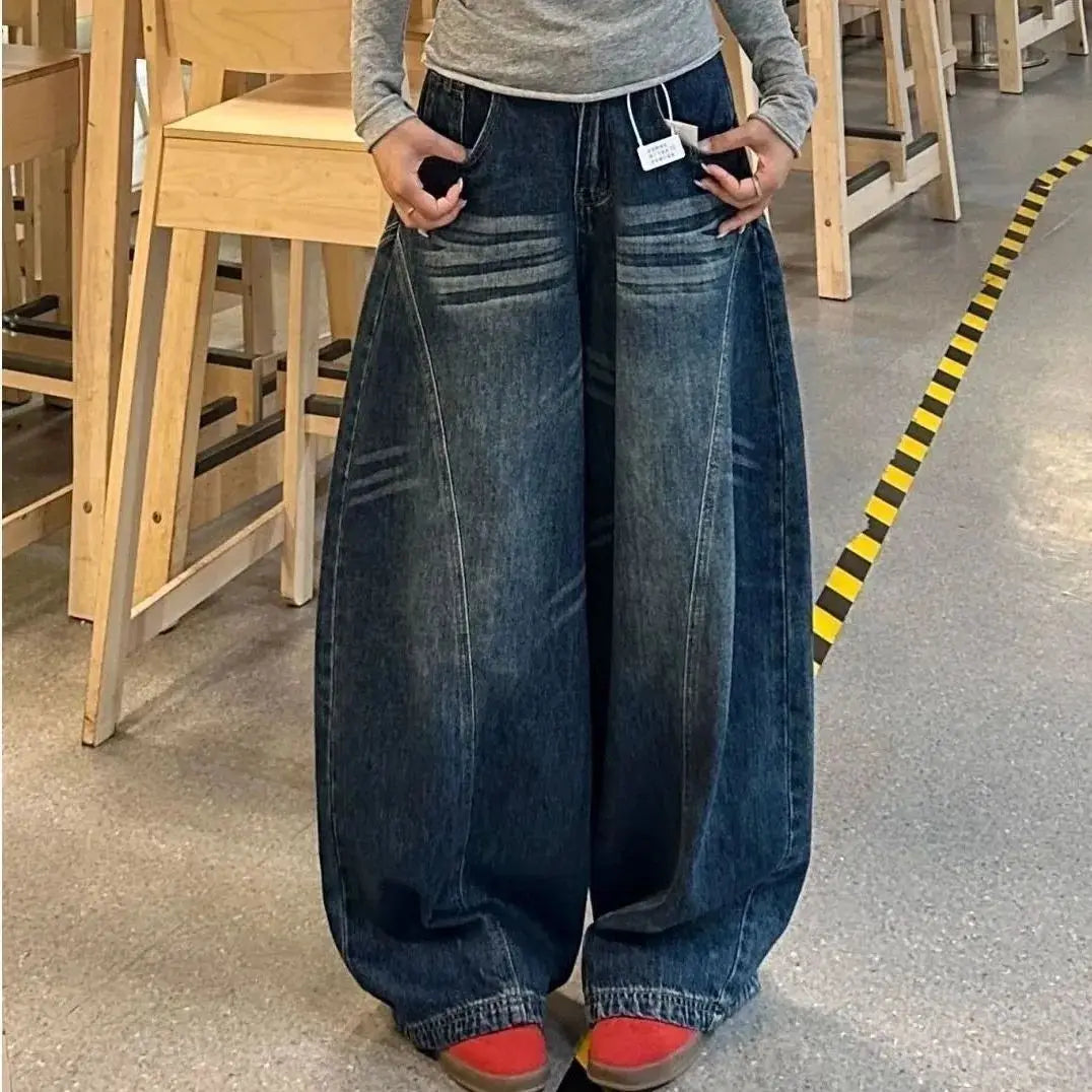 Y2K Loose Baggy High Waisted Jeans