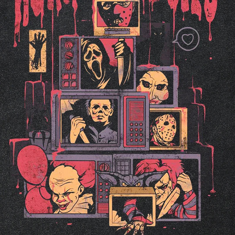 Retro Washed Black Ghost T-Shirt
