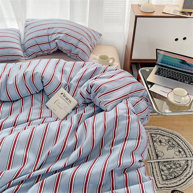Nordic Stripe Bedding Set