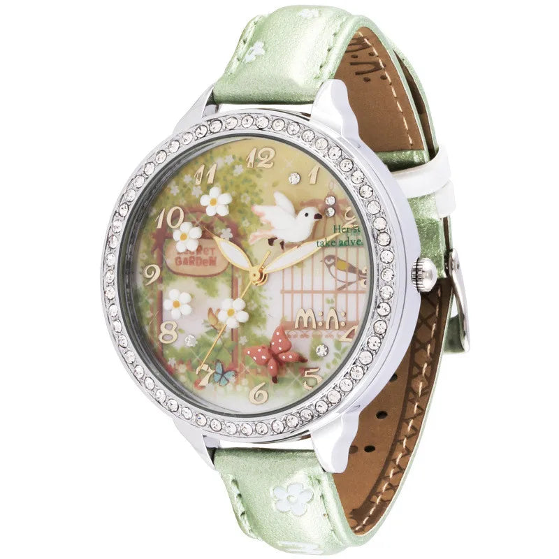 Luxury Hand-made 3D Bird Watch