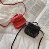 Cute Leather Bow Messenger Bag