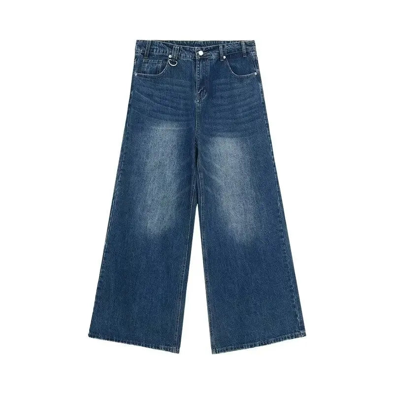 Y2K Vintage Washed Wide Leg Jeans
