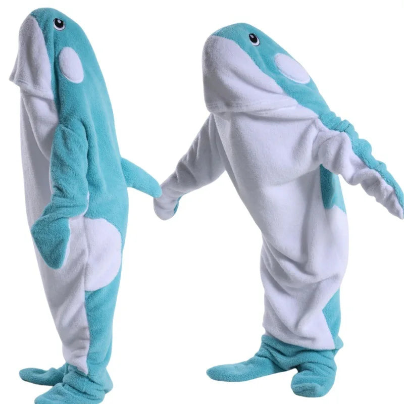 Shark Hoodie Blanket