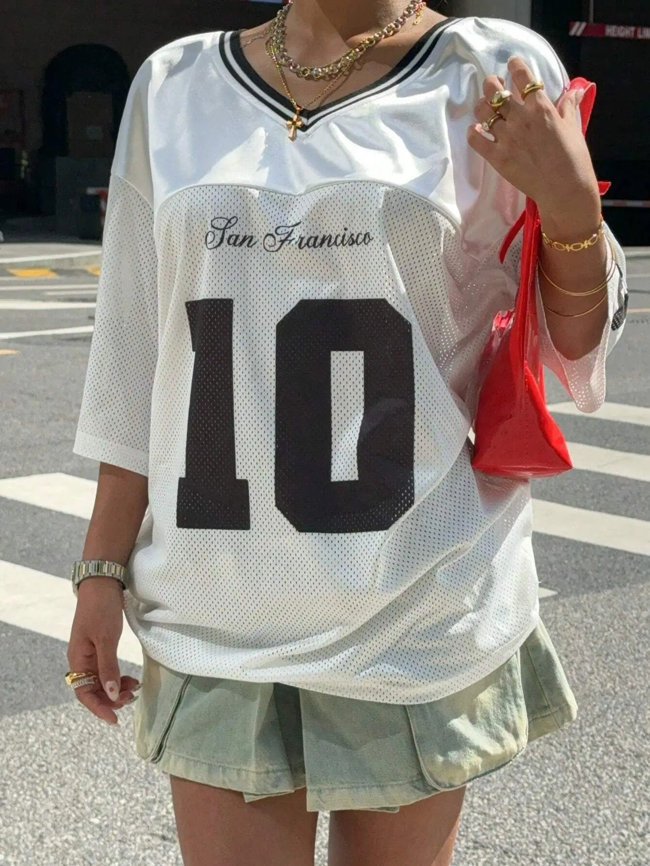 Y2K Spice Girl Letter Printing Casual T-Shirt
