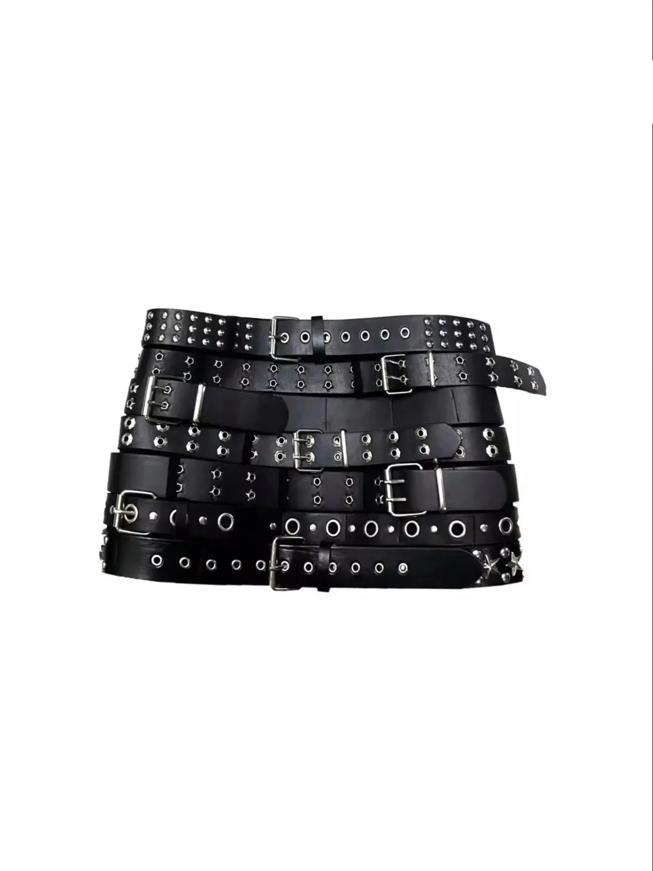 Cool Black Leather Mini Skirt