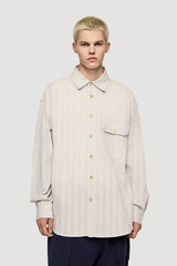 Classic Loose Striped Check Shirt